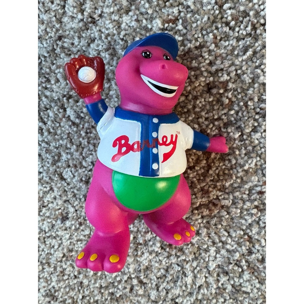 Vintage Vintage Barney, the purple dinosaur baseball lyons group figure